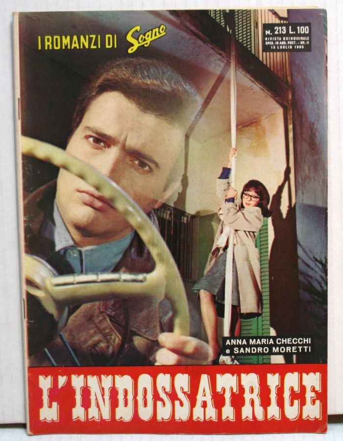 I ROMANZI DI SOGNO magazine side cover Issue 213 15 July 1965