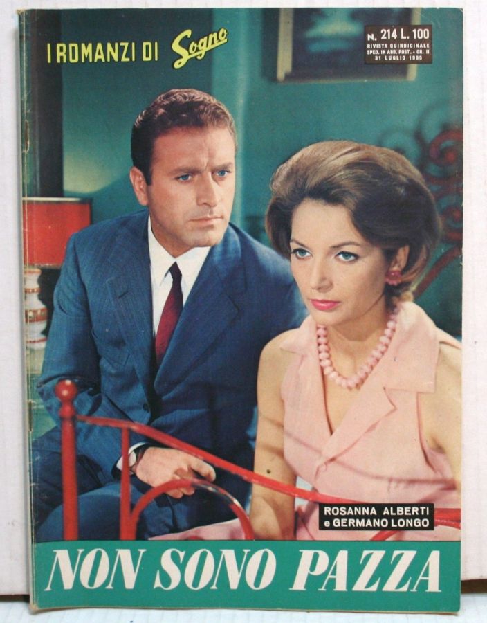 I ROMANZI DI SOGNO magazine side cover Issue 214 31 July 1965