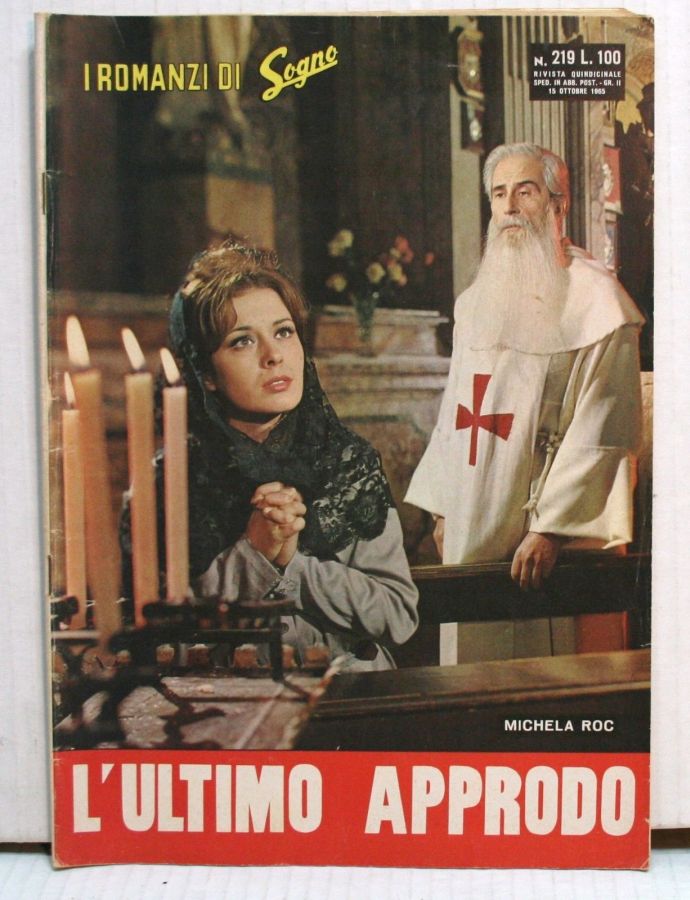 I ROMANZI DI SOGNO magazine side cover Issue 219 15 October 1965