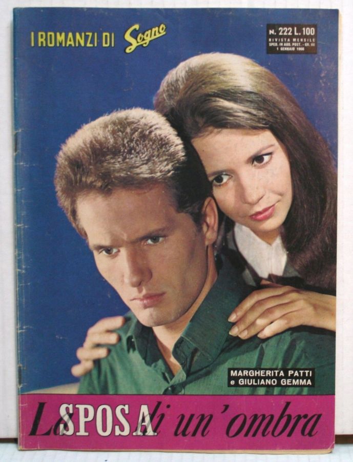 I ROMANZI DI SOGNO magazine side cover Issue 222 1 January 1966