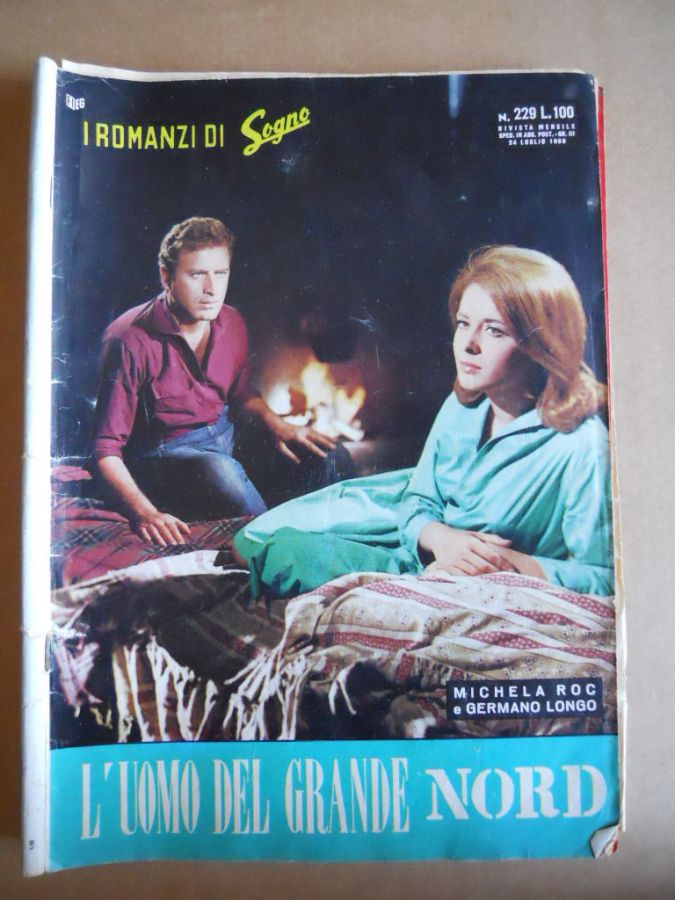 I ROMANZI DI SOGNO magazine side cover Issue 229 24 July 1966