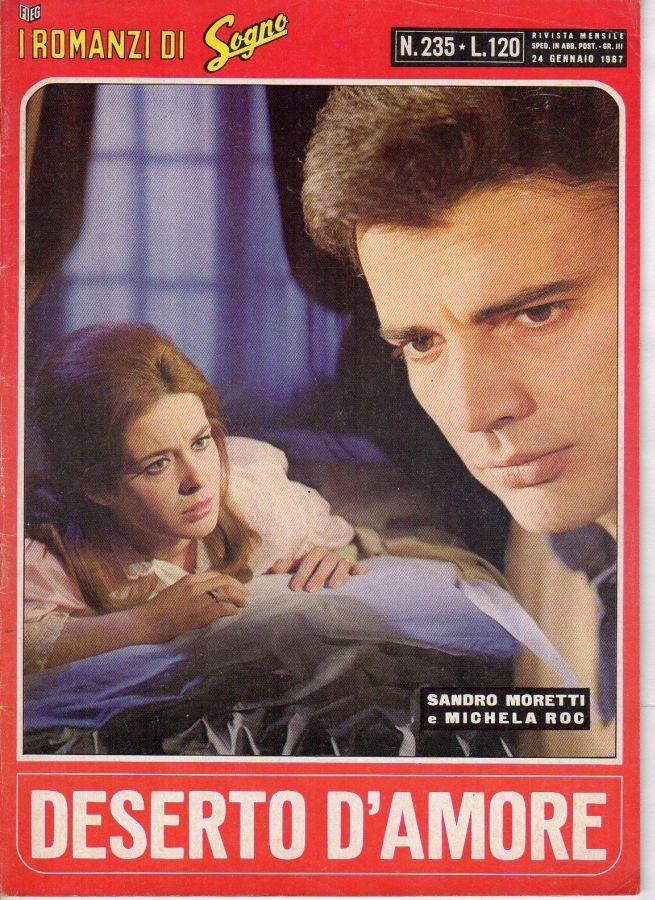 I ROMANZI DI SOGNO magazine side cover Issue 235 24 January 1967