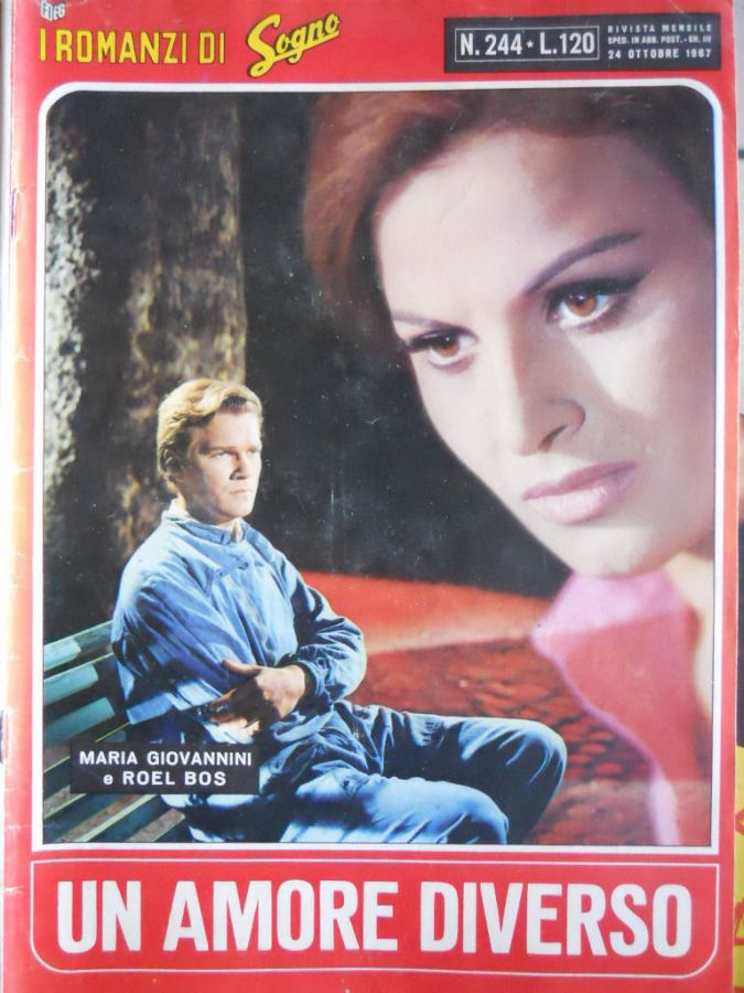 I ROMANZI DI SOGNO magazine side cover Issue 244 24 October 1967