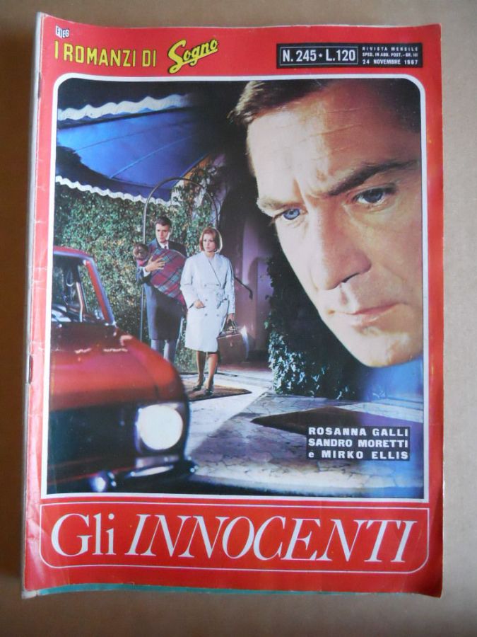 I ROMANZI DI SOGNO magazine side cover Issue 245 24 November 1967
