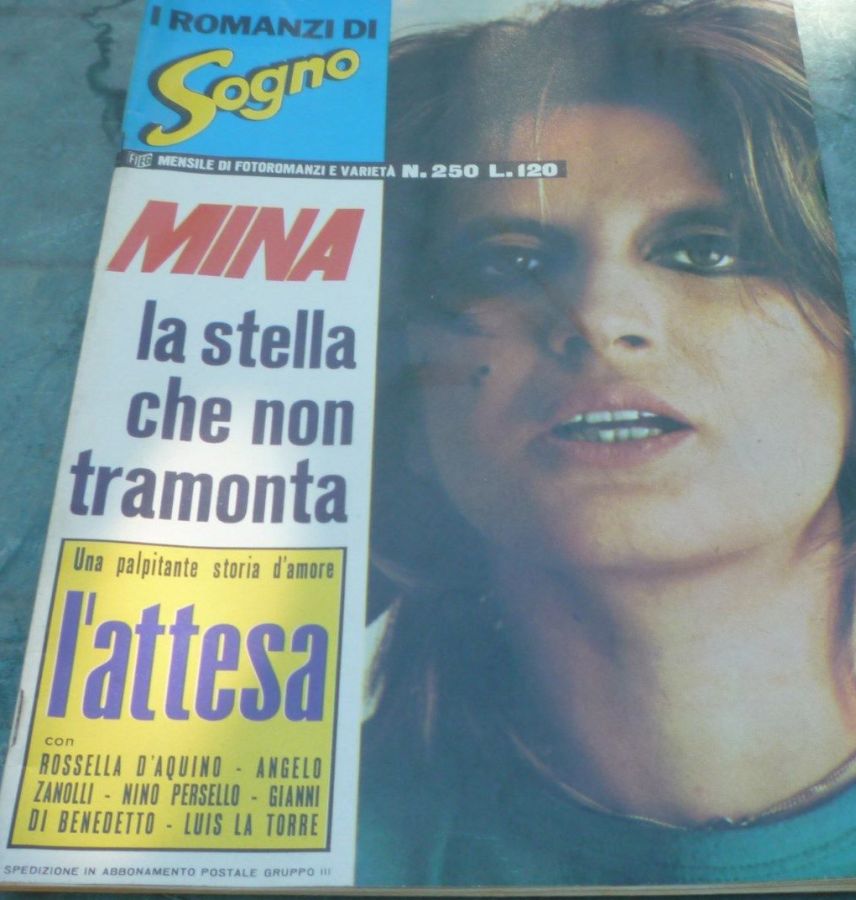 I ROMANZI DI SOGNO magazine side cover Issue 250   1968