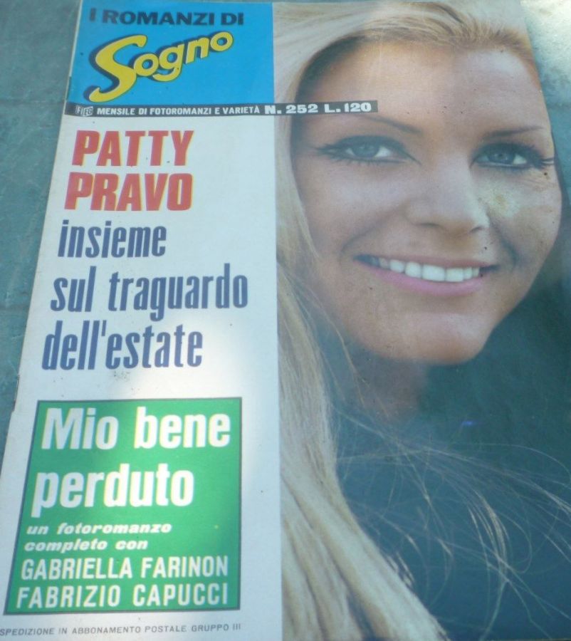 I ROMANZI DI SOGNO magazine side cover Issue 252   1968