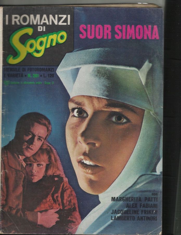 I ROMANZI DI SOGNO magazine side cover Issue 261   1969