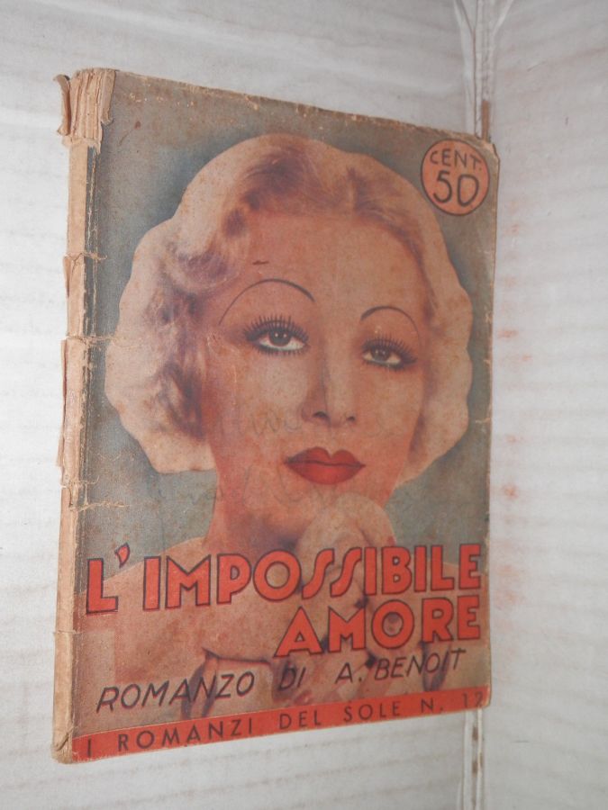 I ROMANZI DEL SOLE magazine side cover Issue 12   1936