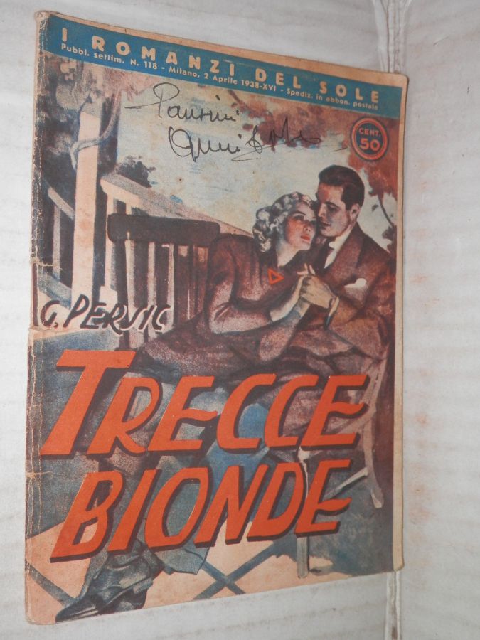 I ROMANZI DEL SOLE magazine side cover Issue 118 2 April 1938