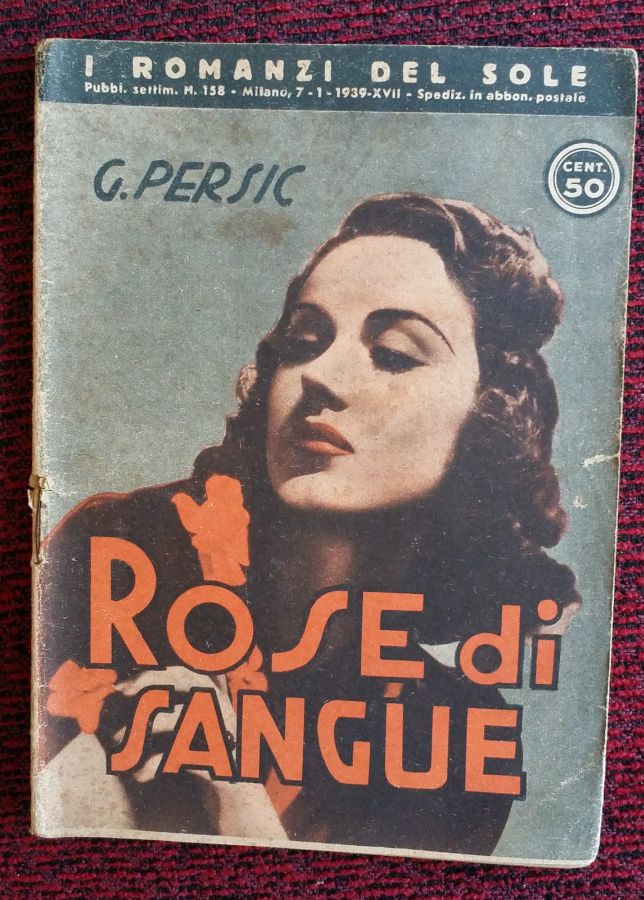 I ROMANZI DEL SOLE magazine side cover Issue 158 7 January 1939
