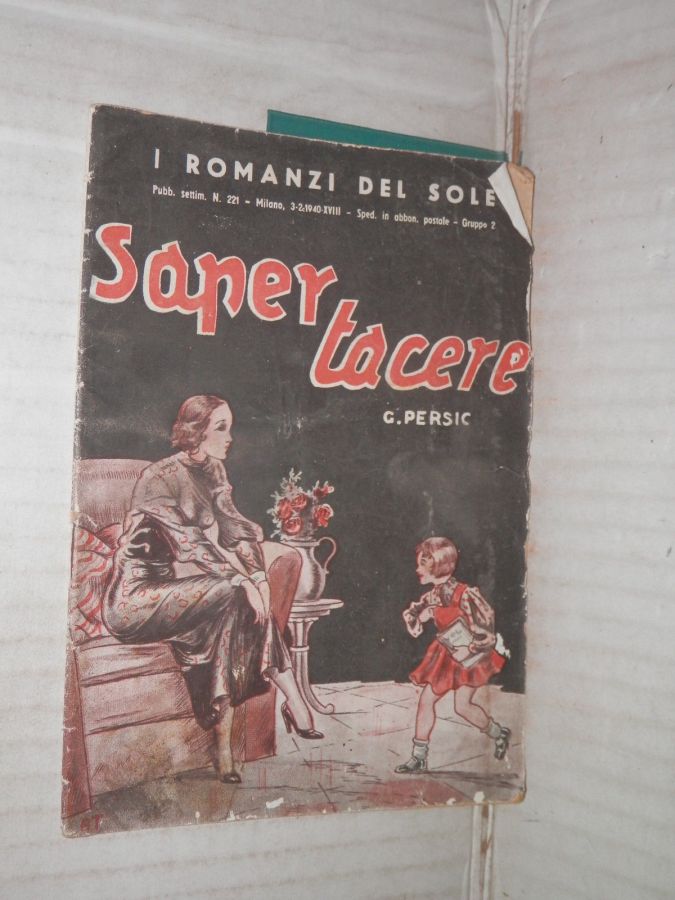 I ROMANZI DEL SOLE magazine side cover Issue 221 3 February 1940