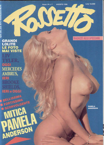 ROSSETTO magazine side cover Issue 7 August 1996