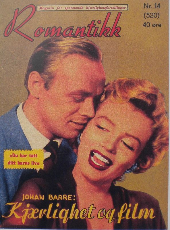 ROMANTIKK magazine side cover Issue 14  1952