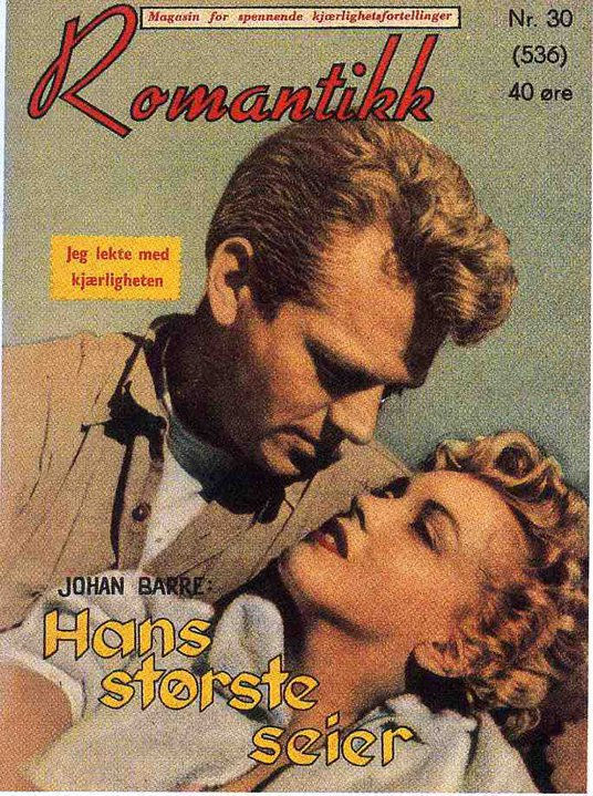 ROMANTIKK magazine side cover Issue 30  1952
