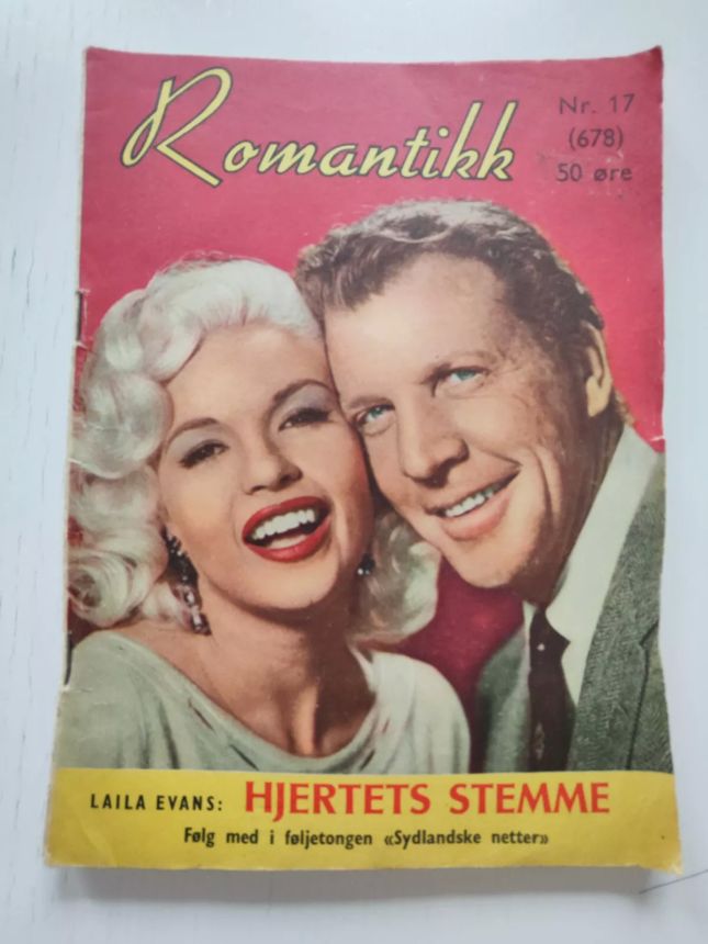 ROMANTIKK magazine side cover Issue 21 26 April 1958