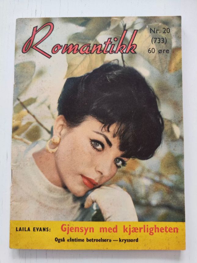 ROMANTIKK magazine side cover Issue 20 13 May 1959