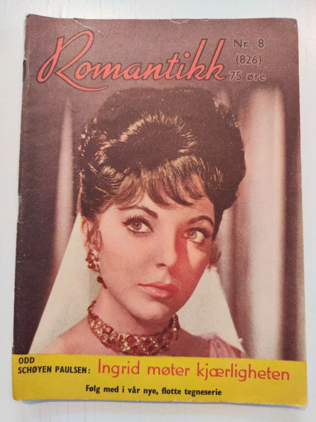 ROMANTIKK magazine side cover Issue 8 22 February 1961