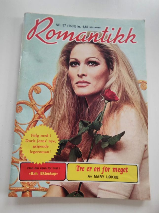ROMANTIKK magazine side cover Issue 37   1974