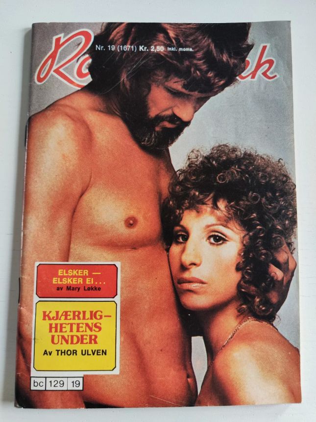 ROMANTIKK magazine side cover Issue 19   1977