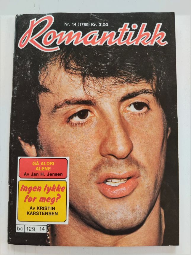 ROMANTIKK magazine side cover Issue 14   1979