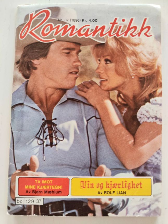 ROMANTIKK magazine side cover Issue 37   1981