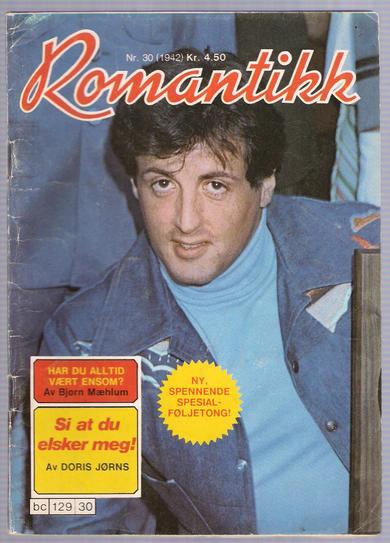 ROMANTIKK magazine side cover Issue 30 27 July 1982