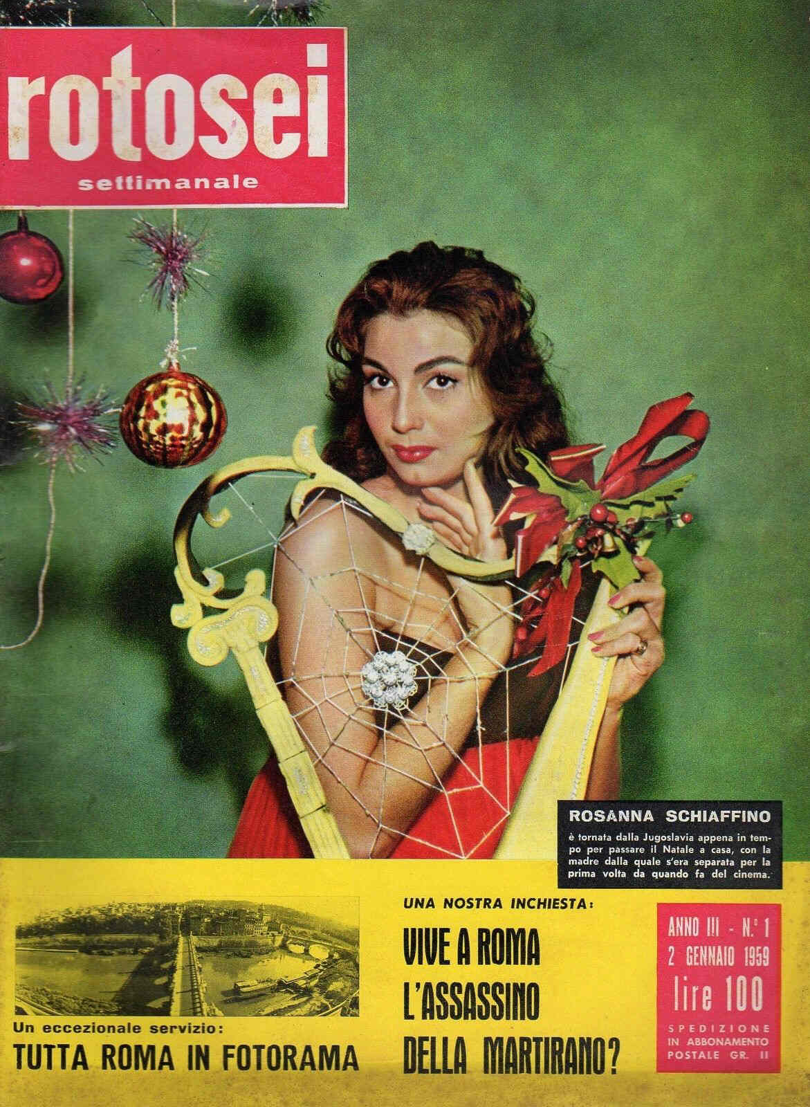 ROTOSEI magazine side cover Issue 1 2 January 1959