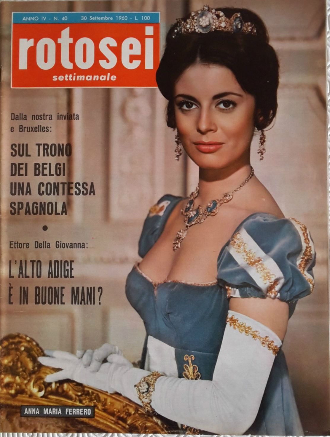 ROTOSEI magazine side cover Issue 40 30 September 1960