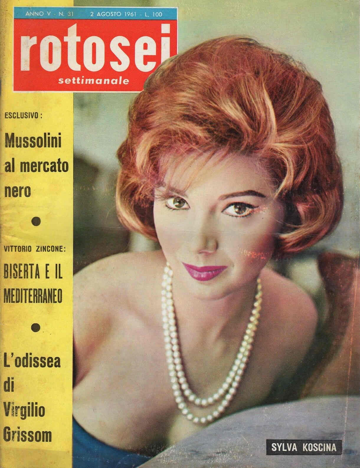 ROTOSEI magazine side cover Issue 31 2 August 1961
