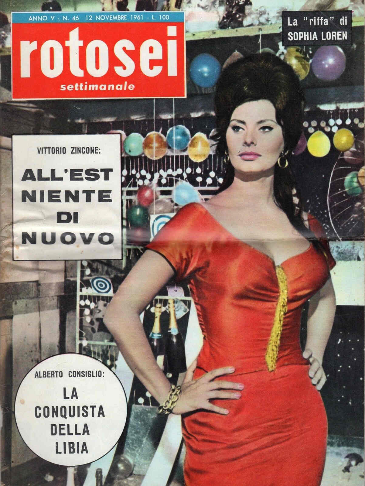 ROTOSEI magazine side cover Issue 46 12 November 1961