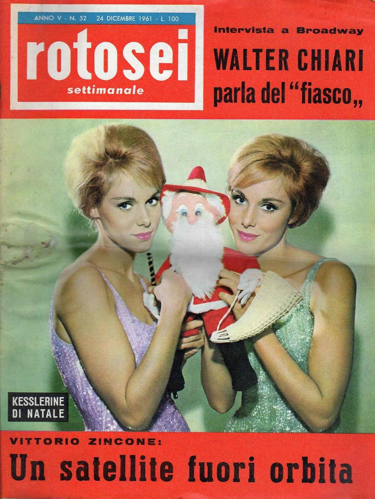ROTOSEI magazine side cover Issue 52 24 December 1961