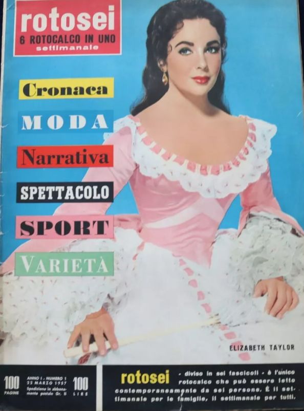 ROTOSEI magazine side cover Issue 1 22 March 1957