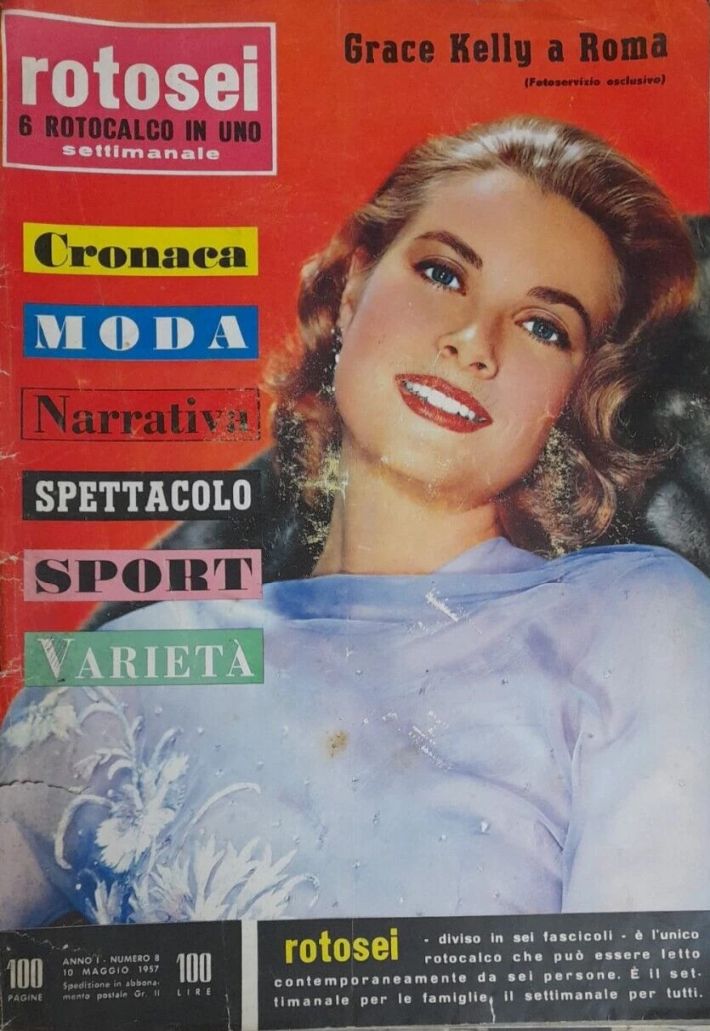 ROTOSEI magazine side cover Issue 8 10 May 1957