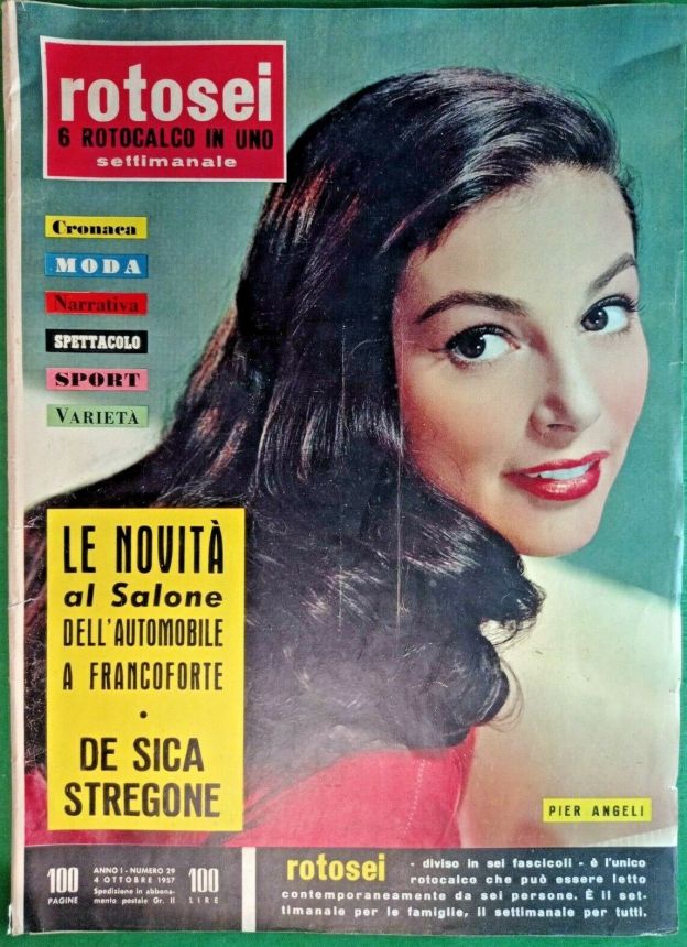 ROTOSEI magazine side cover Issue 29 4 October 1957