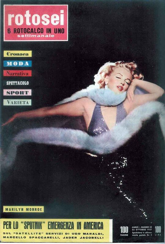 ROTOSEI magazine side cover 25 October 1957