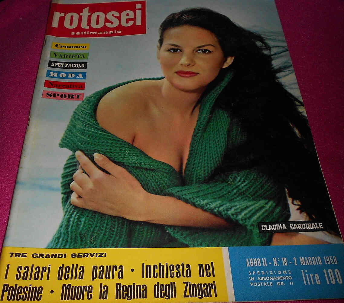 ROTOSEI magazine side cover Issue 18 2 May 1958