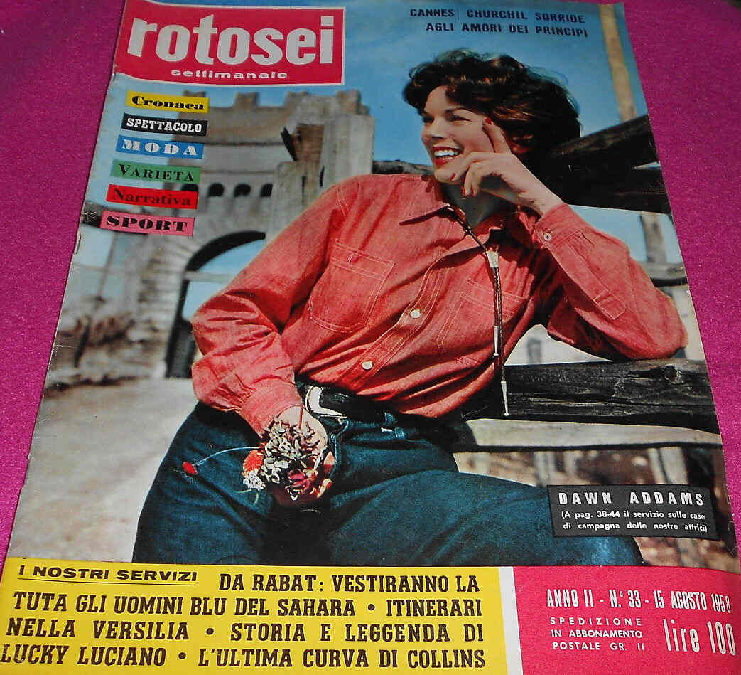 ROTOSEI magazine side cover Issue 33 15 August 1958