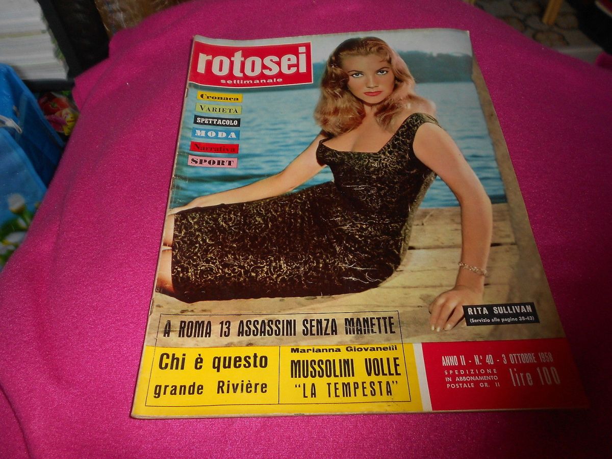 ROTOSEI magazine side cover Issue 40 3 October 1958