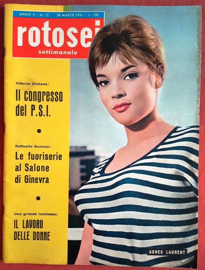 ROTOSEI magazine side cover Issue 13 29 March 1961