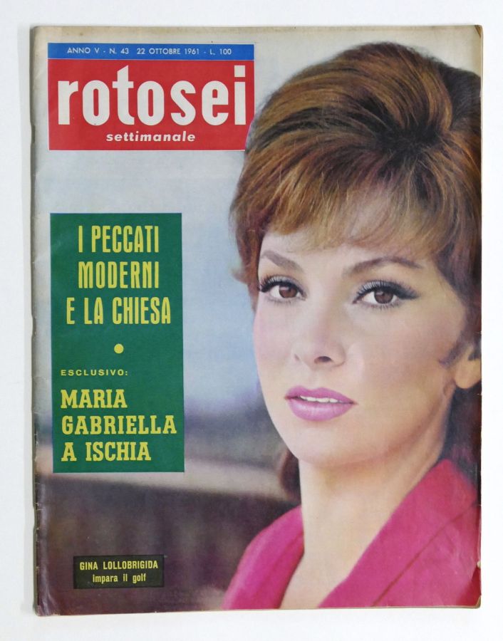 ROTOSEI magazine side cover Issue 43 22 October 1961