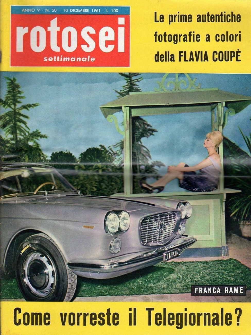 ROTOSEI magazine side cover Issue 50 1 December 1961
