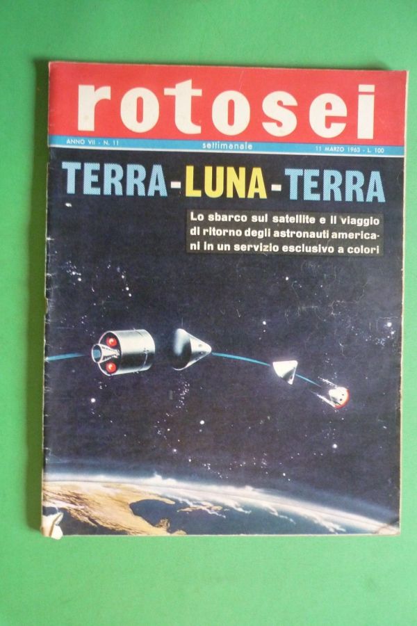 ROTOSEI magazine side cover Issue 11 11 March 1963