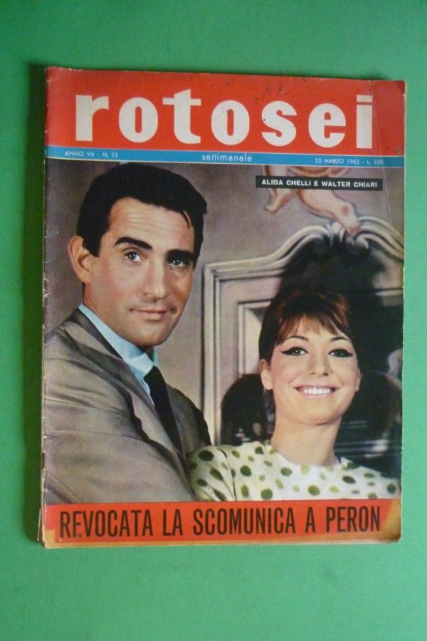 ROTOSEI magazine side cover Issue 13 25 March 1963