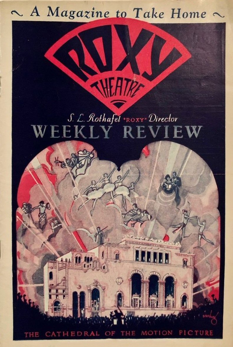 ROXY THEATRE magazine side cover  Vol 8 No  18 19 December 1930