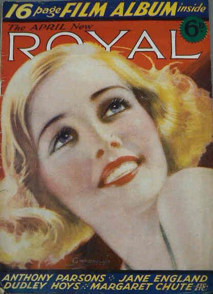 SCREEN PICTORIAL magazine side cover April 1932