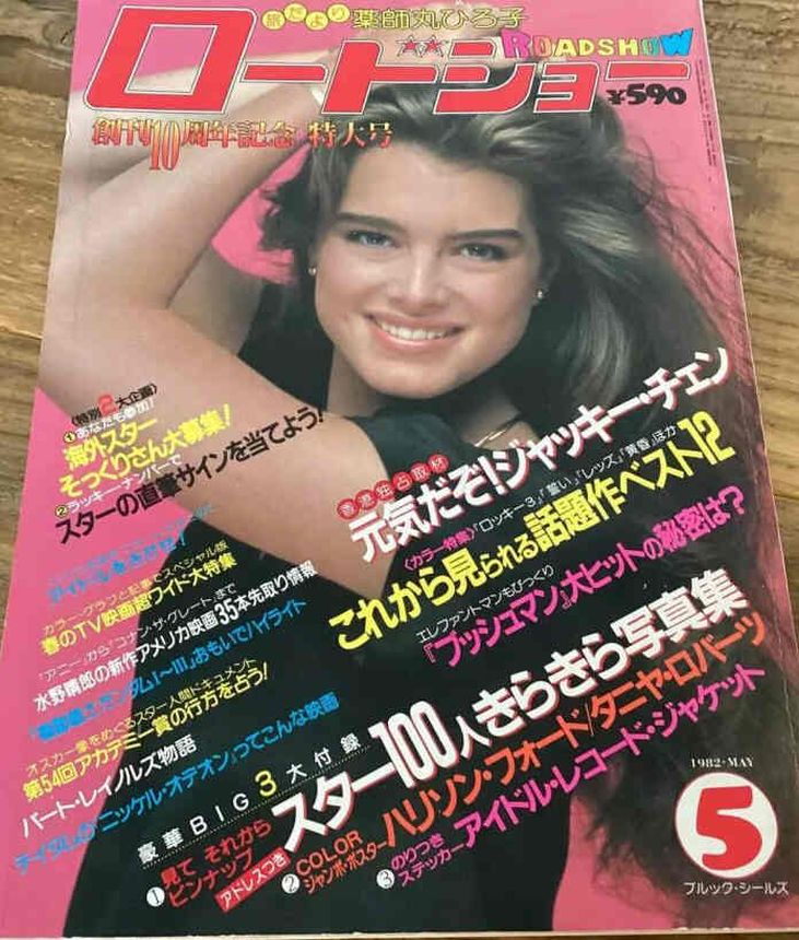 ROADSHOW magazine side cover May 1982