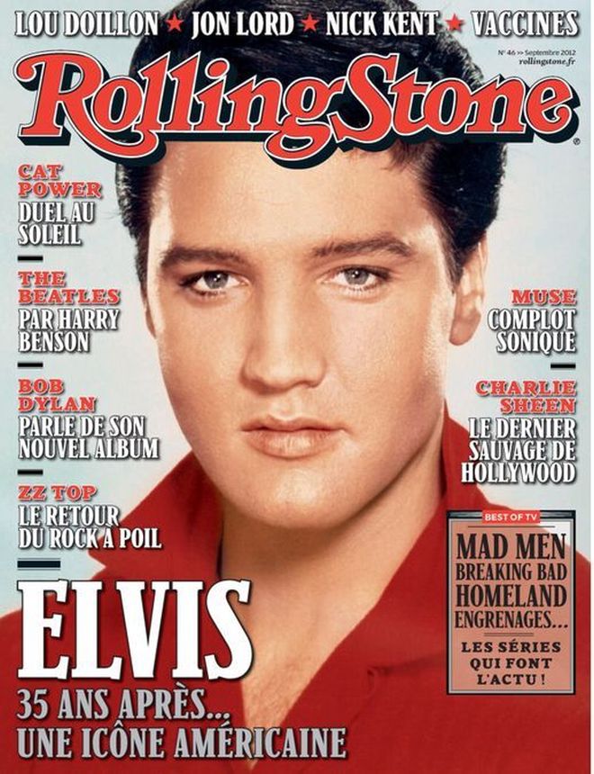 ROLLING STONE (FR) magazine side cover  September 2012