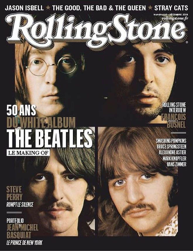 ROLLING STONE (FR) magazine side cover  December 2018