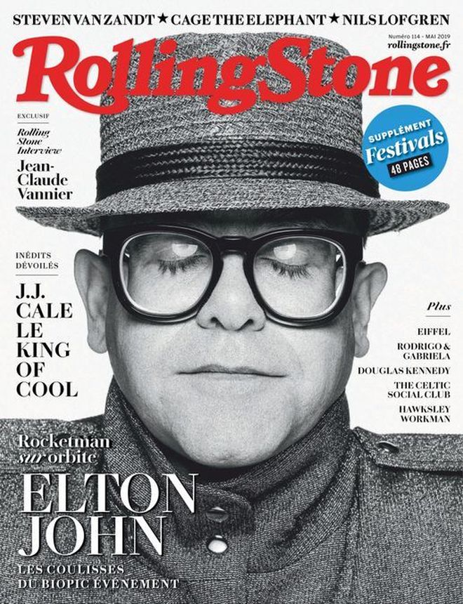 ROLLING STONE (FR) magazine side cover  May 2019