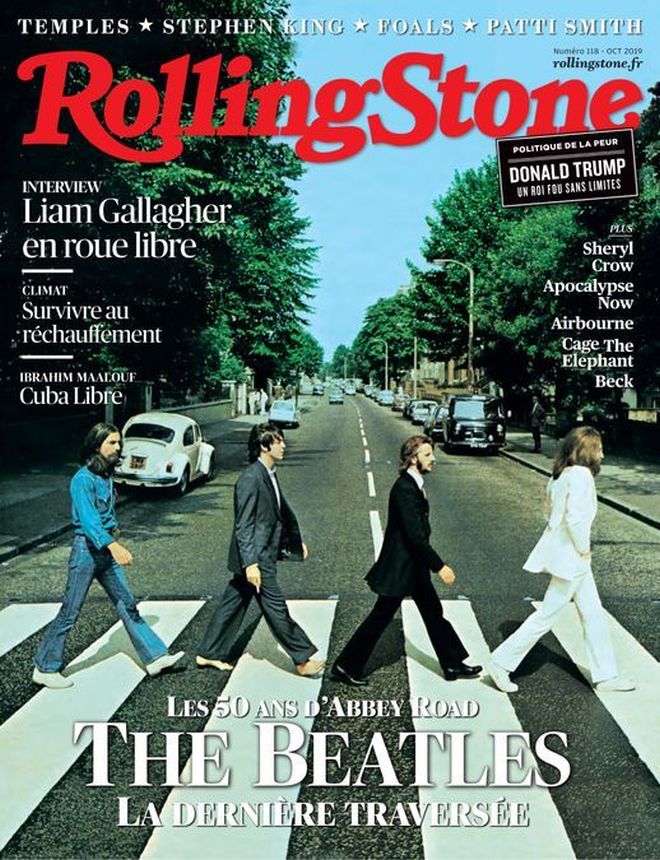 ROLLING STONE (FR) magazine side cover  October 2019